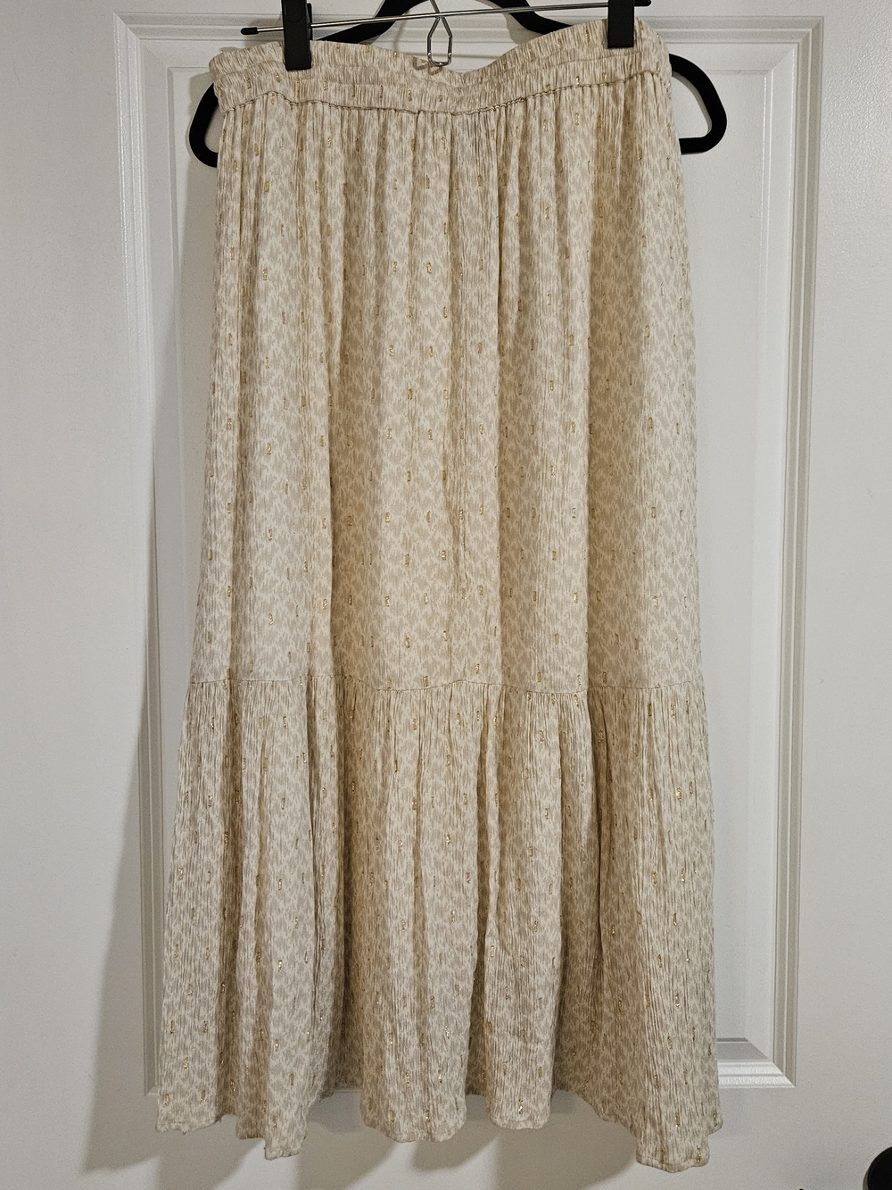 PAIGE Women's Jessalyn Midi Skirt Chic Tassel Tie Light and Airy - Size Large - Picture 7 of 7